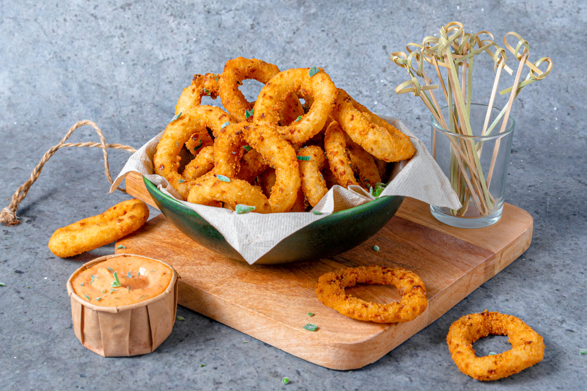 BREADED ONION RING (PREFORMED) - (1KG/PKT)