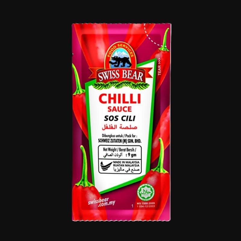 CHILLI SAUCE SACHET (PER 1000'S/PKT)