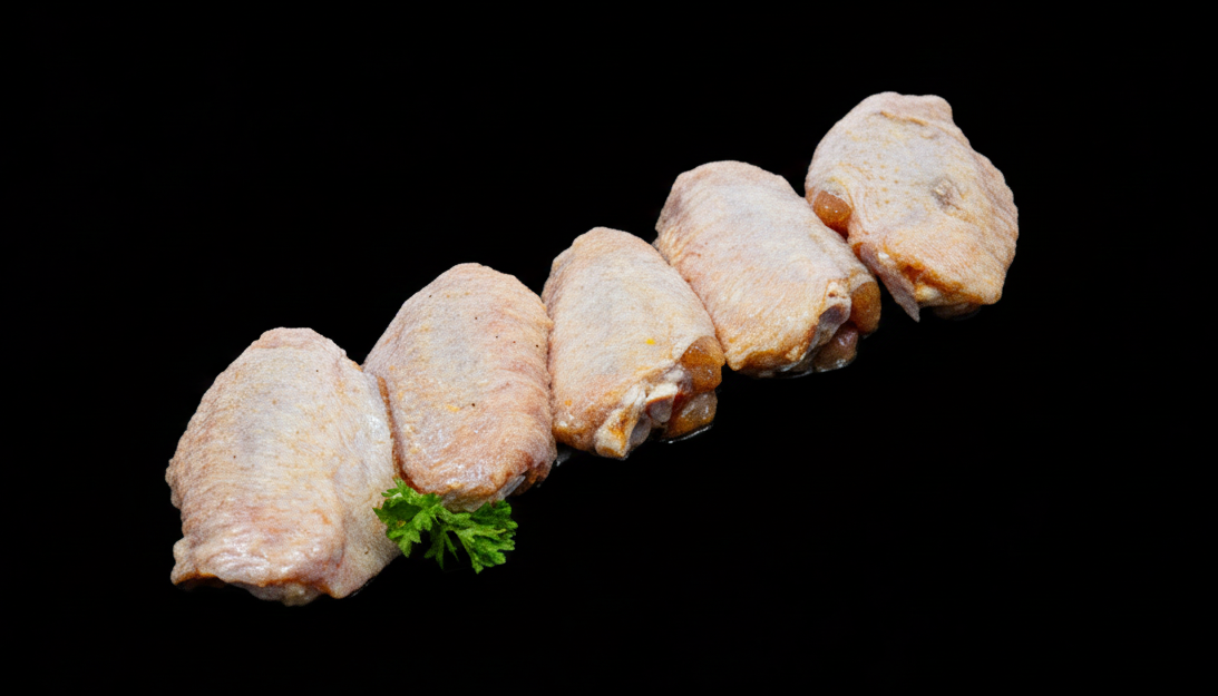 CHICKEN MID JOINT WING (GARLIC) (PER KG)