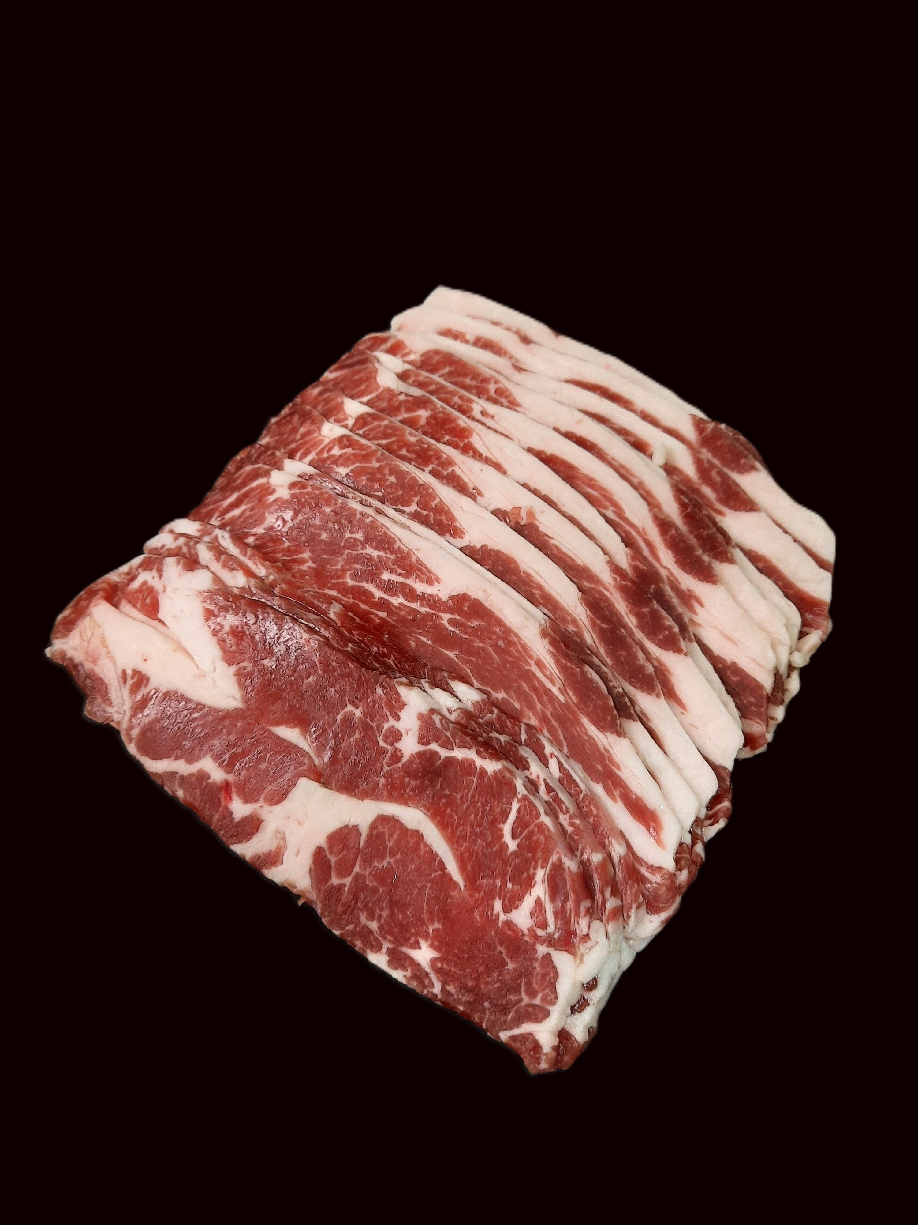 Beef Rib Slice BEEF SHORT RIB BONELESS USA (4MM SLICED) (300G/PKT)– Lim Traders