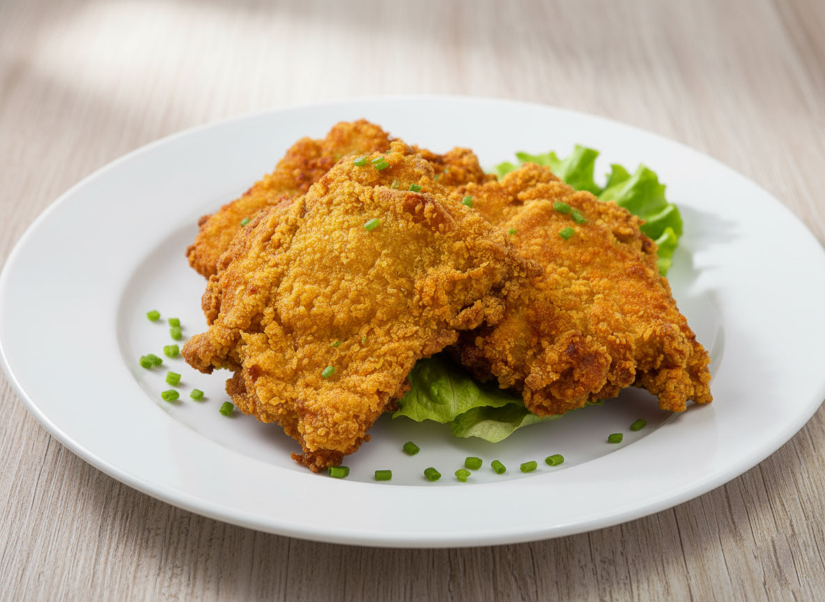 BREADED CHICKEN THIGH 6PCS/PKT (PER KG)