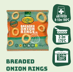 BREADED ONION RINGS (450G/PKT)