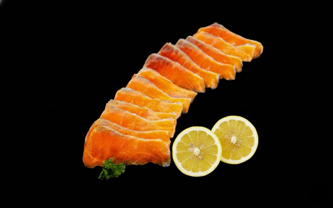 SALMON FILLET PORTION, 8G-10G/PC (PER 200G/PKT)