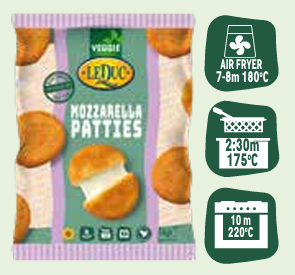 MOZZARELLA PATTIES (1KG/PKT)